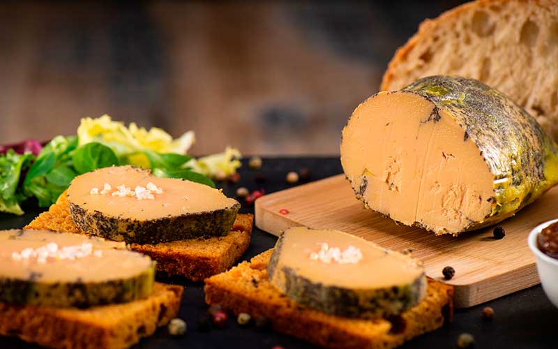 Foie gras de canard cru 1er choix s/ vide ±600g